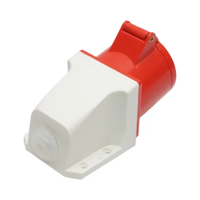 Presa industriale trifase da superficie 32A, 380V, IP44, 6H Breckner Germany - immagine 3