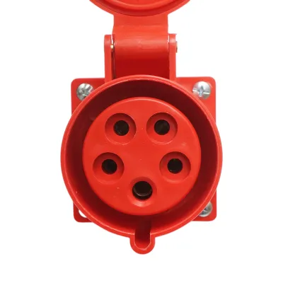 Presa industriale trifase da superficie 32A, 380V, IP44, 6H Breckner Germany - immagine 5