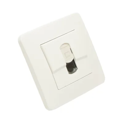 Presa internet RJ45 bianca da incasso PC 80x80mm - immagine 4