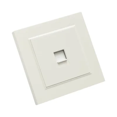 Presa internet RJ45 bianca in ABS da incasso 80x80mm - immagine 4