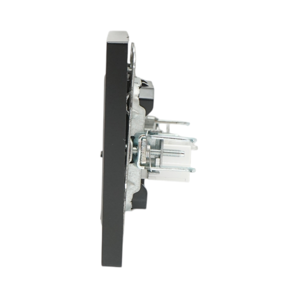 Presa internet RJ45 da incasso nera ABS 80x80mm - immagine 5
