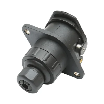 Presa per rimorchio 7 pin 24V ABS/EBS universale codice OEM 8JB007645-021 Breckner Germany - immagine 2
