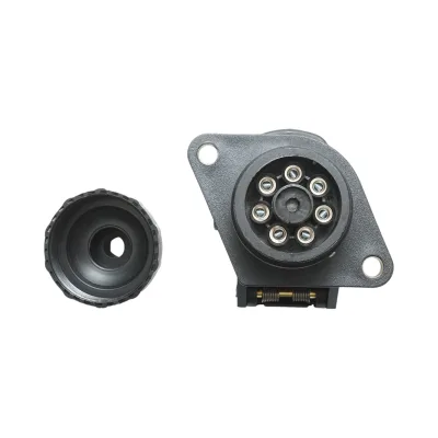 Presa per rimorchio 7 pin 24V ABS/EBS universale codice OEM 8JB007645-021 Breckner Germany - immagine 4