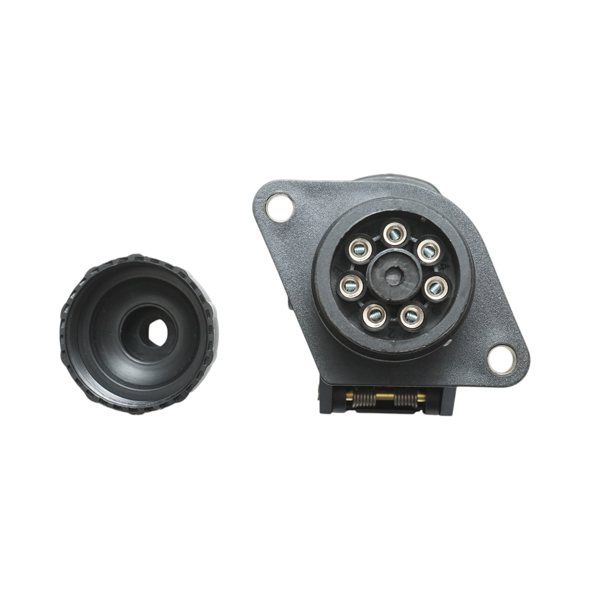 Presa per rimorchio 7 pin 24V ABS/EBS universale codice OEM 8JB007645-021 Breckner Germany - immagine 4