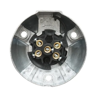 Presa per rimorchio in alluminio 5 pin 24V codice OEM 8JB001940-001 Breckner Germany - immagine 5