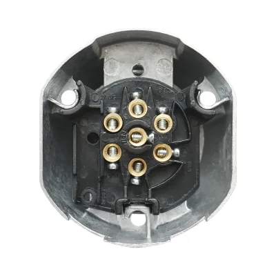 Presa per rimorchio in alluminio a 7 pin 6V/12V codice OEM TM3000B Breckner Germany - immagine 5