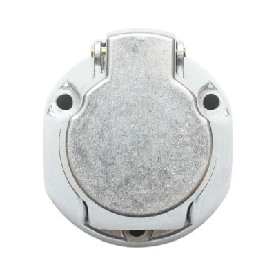 Presa per rimorchio in alluminio a 7 pin 6V/12V codice OEM TM3000B Breckner Germany - immagine 2