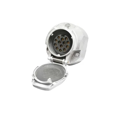 Presa per rimorchio in alluminio con 13 pin 12V Breckner Germany