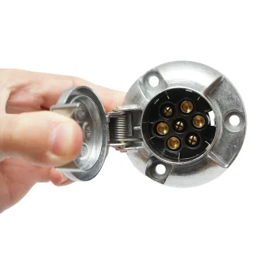 Presa per rimorchio John Deere da 12 V, 7 pin, codice OEM AZ13378, TM3004C Breckner Germany - immagine 3