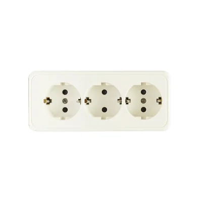 Presa Schuko 3 ingressi, PT 16A, 250V - immagine 3