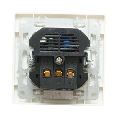 Presa Schuko da incasso bianca 220V, 16A, 2xUSB A+C 5V 2.1A, ABS 80x80mm - immagine 3