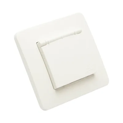 Presa schuko da incasso bianca 220V, 16A, PC con coperchio protettivo IP44 80x80mm - immagine 5