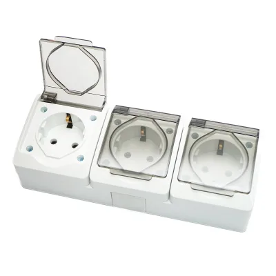 Presa tripla PT 16A, 250V IP44 - immagine 3