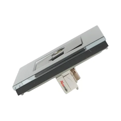 Presa TV + internet CAT5e RJ45, cornice in vetro nero 86x86mm - immagine 3
