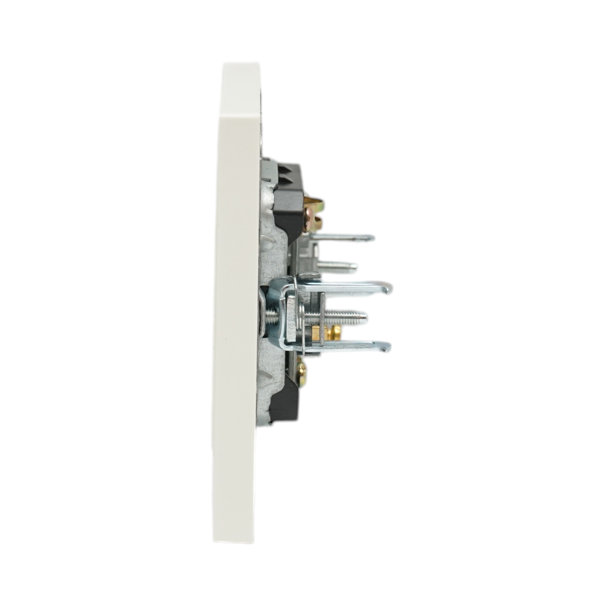Presa TV da incasso bianca ABS 80x80mm - immagine 5