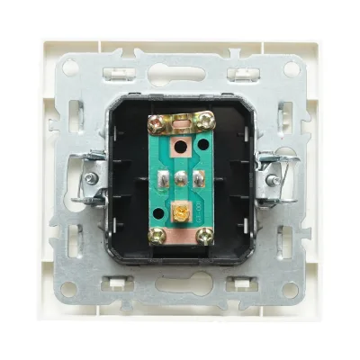 Presa TV da incasso bianca ABS 80x80mm - immagine 3