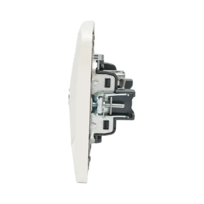 Presa TV da incasso bianca PC 80x80mm - immagine 5