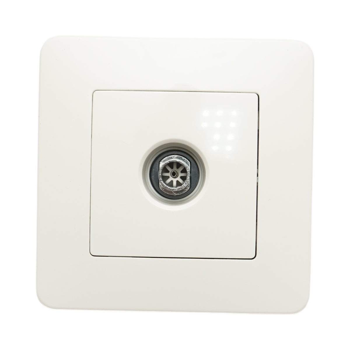 Presa TV da incasso bianca PC 80x80mm - immagine 2