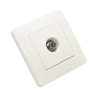 Presa TV da incasso bianca PC 80x80mm - immagine 4