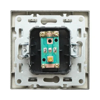 Presa TV da incasso nera ABS 80x80mm - immagine 3