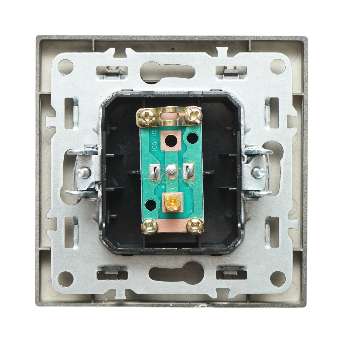 Presa TV da incasso nera ABS 80x80mm - immagine 3