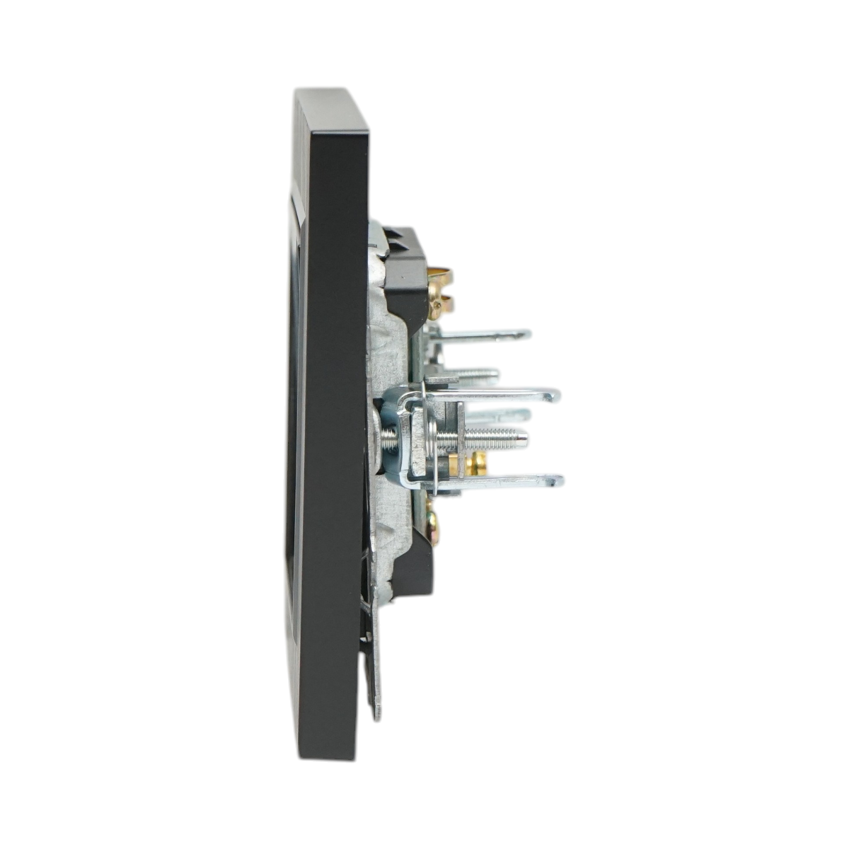 Presa TV da incasso nera ABS 80x80mm - immagine 5