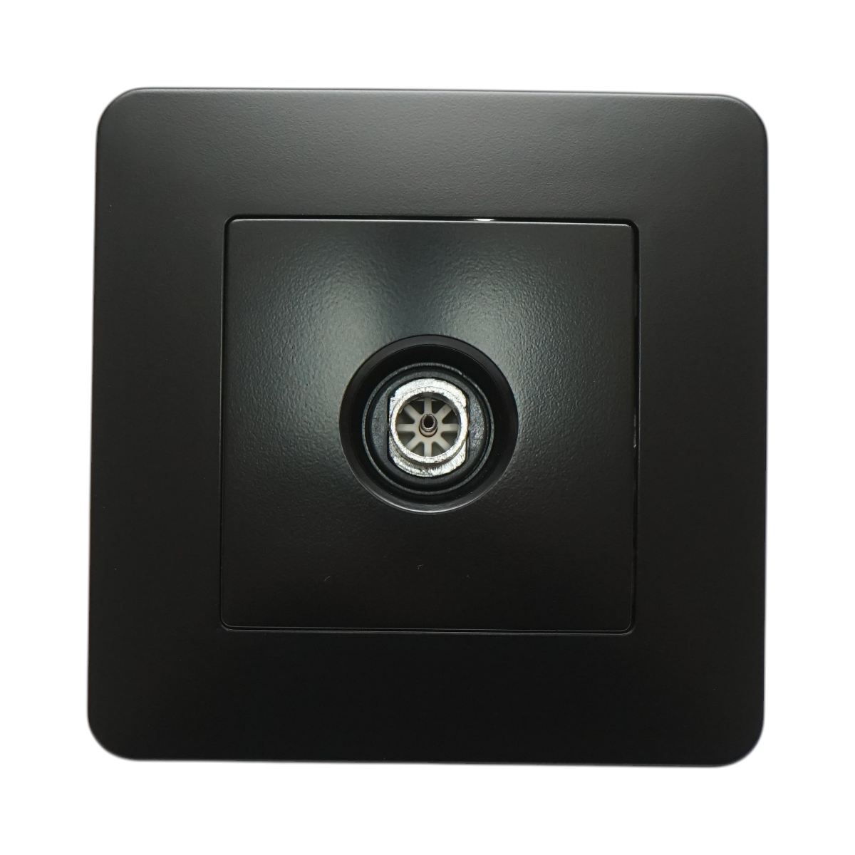Presa TV da incasso nera PC 80x80mm - immagine 2
