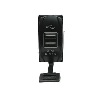 Presa, caricabatterie con 2 porte USB, 5V, 3.1A universale - immagine 2
