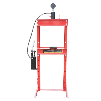 Pressa idraulica 20T, apertura regolabile 0-820mm, corsa pistone 0-150mm - immagine 3