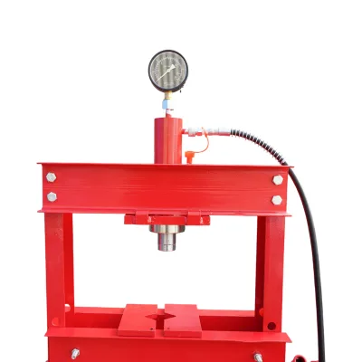 Pressa idraulica 20T, apertura regolabile 0-900mm, corsa pistone 0-130mm - immagine 5