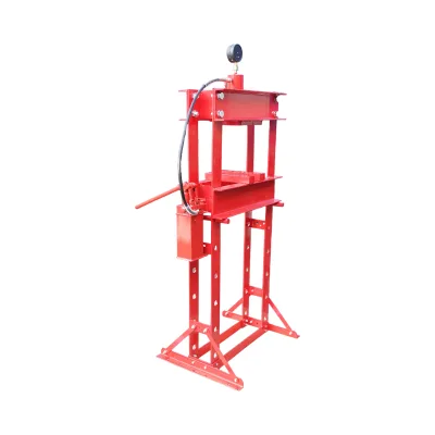 Pressa idraulica 30T, apertura regolabile 0-820mm, corsa pistone 0-160mm - immagine 2