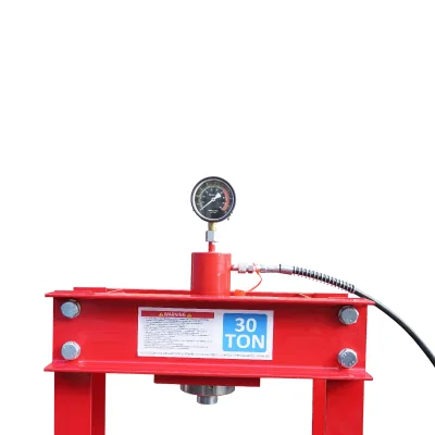 Pressa idraulica 30T, apertura regolabile 0-820mm, corsa pistone 0-160mm - immagine 5