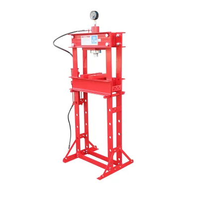Pressa idraulica 30T, apertura regolabile 0-820mm, corsa pistone 0-160mm - immagine 3