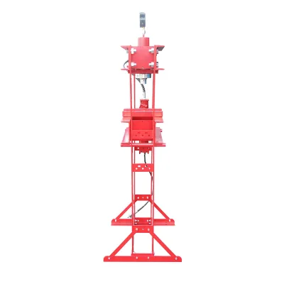 Pressa idraulica 30T, apertura regolabile 0-820mm, corsa pistone 0-160mm - immagine 5