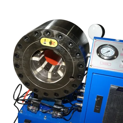 Pressatubi oleodinamici Pressa per crimpare tubi oleodinamici alta pressione per tubi 6-51mm 380V 3kW con cambio rapido Breckner Germany - immagine 6