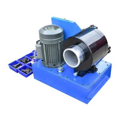 Pressatubi oleodinamici Pressa per crimpare tubi oleodinamici alta pressione per tubi fi4-51mm 220V 3,7kW con cambio rapido Breckner Germany - immagine 3