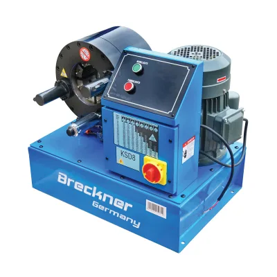 Pressatubi oleodinamici Pressa per crimpare tubi oleodinamici alta pressione per tubi fi6-51mm 220V 3kW con cambio rapido Breckner Germany - immagine 2