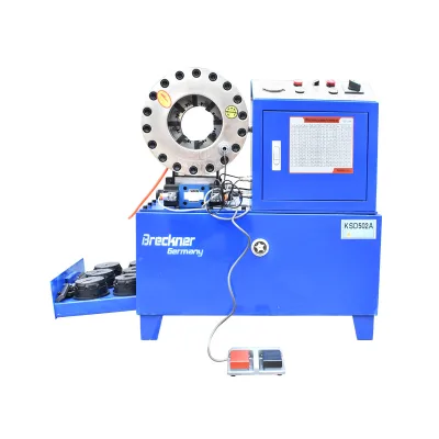 Pressatubi oleodinamici Pressa per crimpare tubi oleodinamici alta pressione per tubi per tubi fi4-51mm 220V 3kW con cambio rapido Breckner Germany - immagine 3