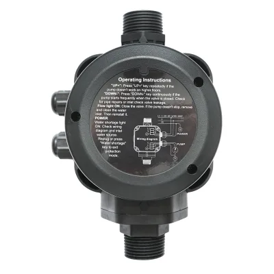 Pressostato elettronico automatico 2.2KW, 220V per pompa dell'acqua, pressione regolabile manualmente max. 15 bar, HYDROCALL-2200M - immagine 2