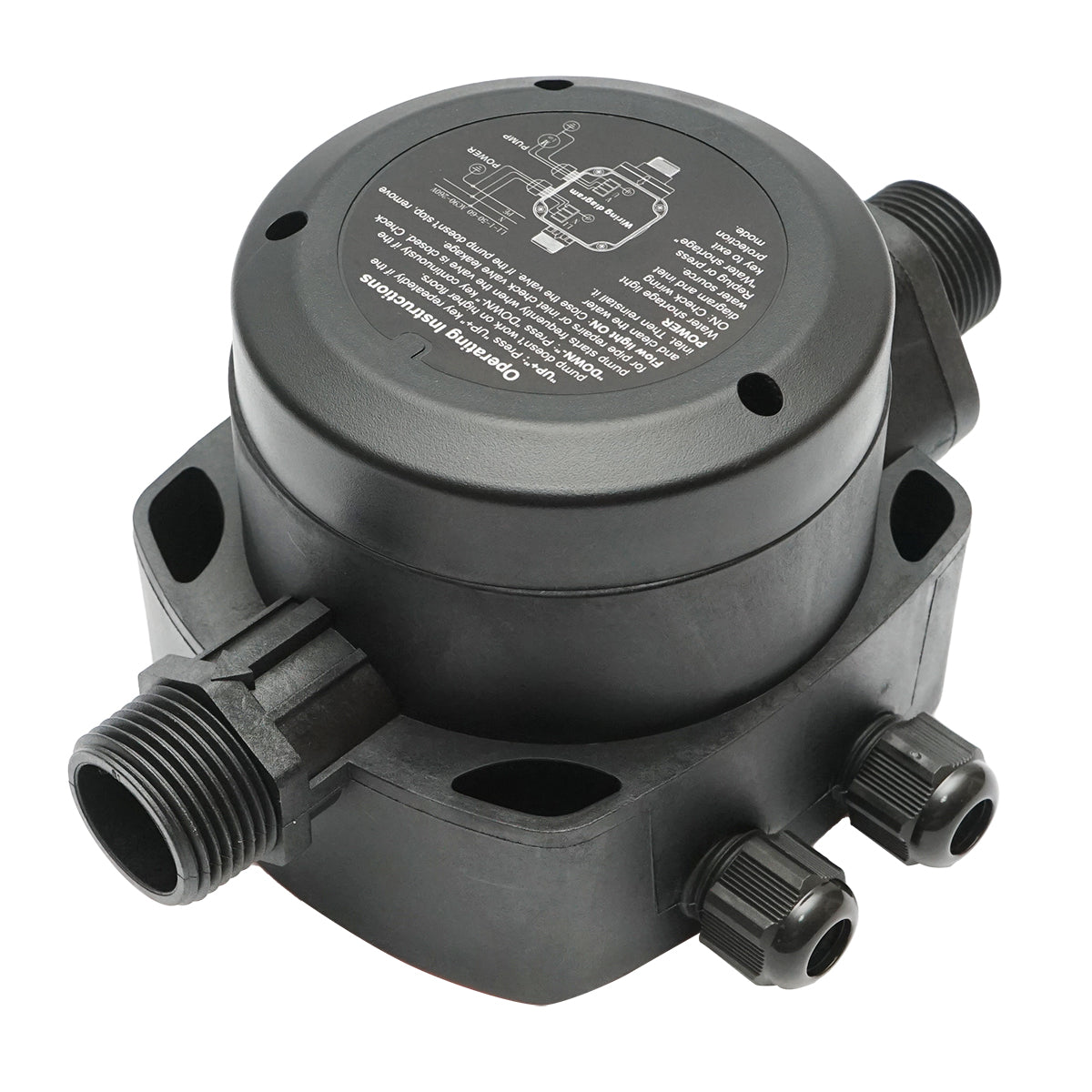 Pressostato elettronico automatico con manometro 2.2KW, 220V per pompa dell'acqua, pressione regolabile manualmente max. 15 bar HYDROCALL-2200G. - immagine 5