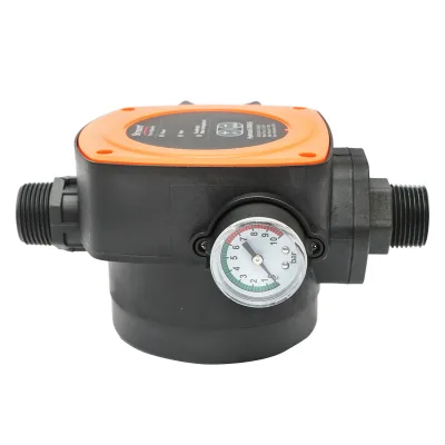 Pressostato elettronico automatico con manometro 2.2KW, 220V per pompa dell'acqua, pressione regolabile manualmente max. 15 bar HYDROCALL-2200G. - immagine 2