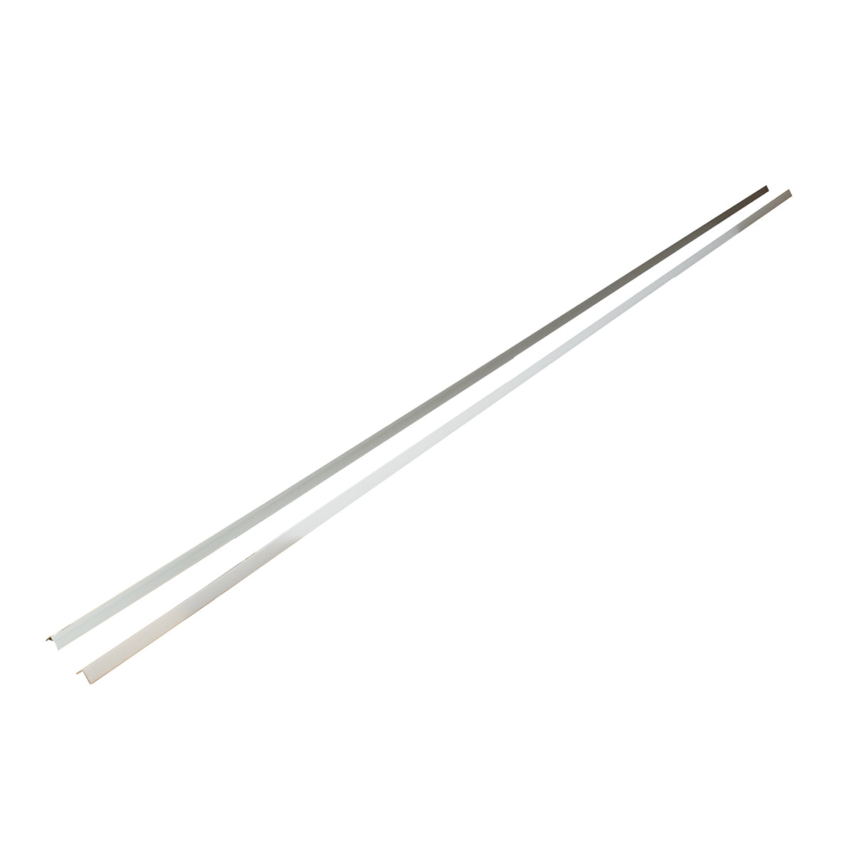 Profilo in alluminio per strip LED 15,8x15,8x2000mm, applicato angolo interno 90 gradi con diffusore opaco, striscia massima 12mm - immagine 4