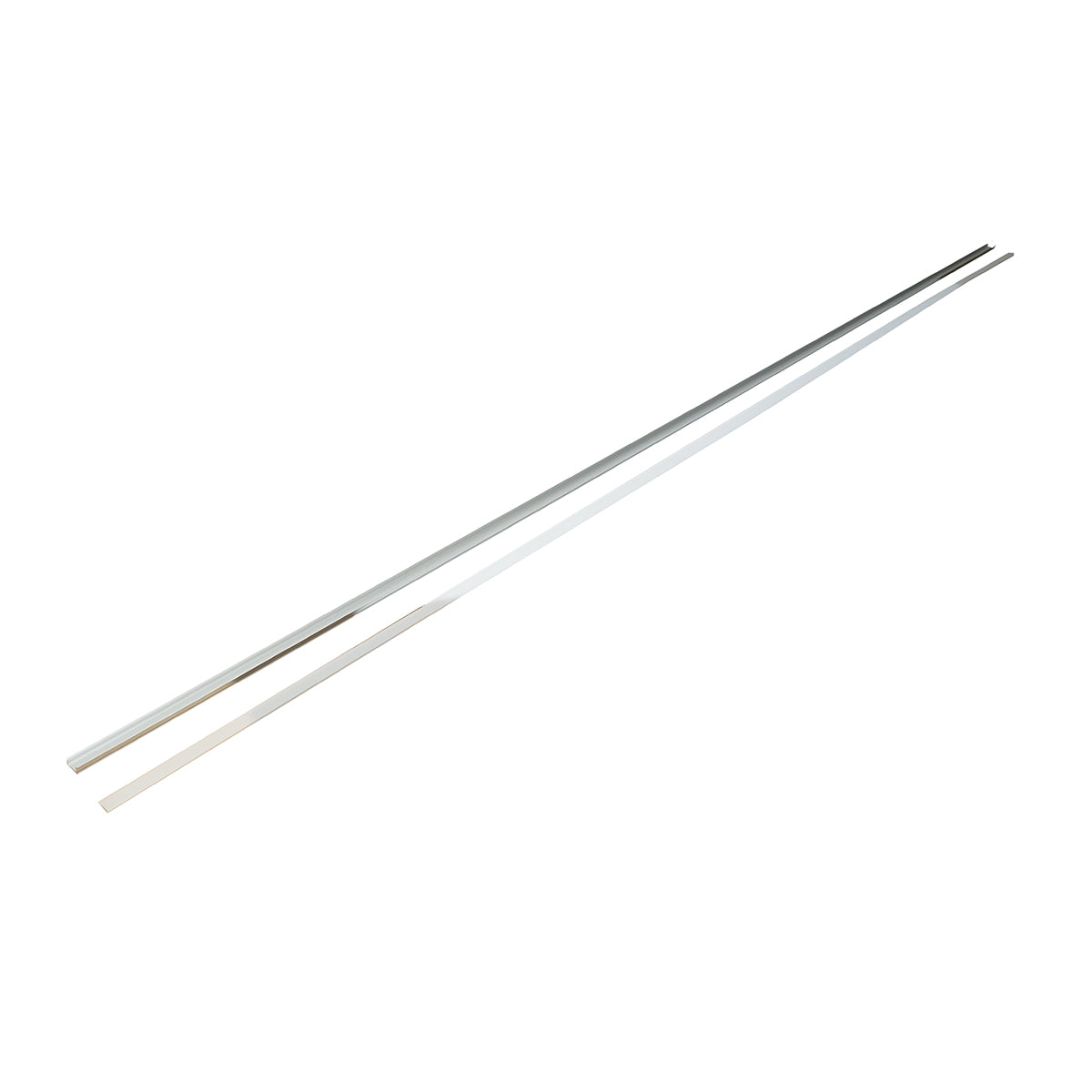 Profilo in alluminio per strisce LED 17,4x7x2000mm, applicato con diffusore opaco, striscia massima 12mm - immagine 4