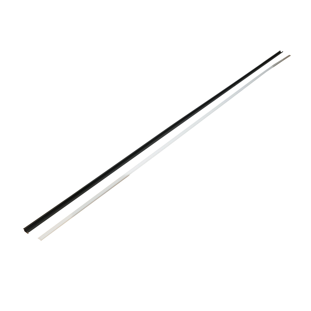 Profilo in alluminio per strisce LED 21,7x6,7x2000mm, incorporato con diffusore opaco, striscia massima 12mm - immagine 4