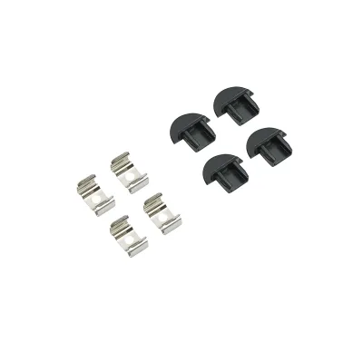 Profilo in alluminio per strisce LED 21,7x6,7x2000mm, incorporato con diffusore opaco, striscia massima 12mm - immagine 5