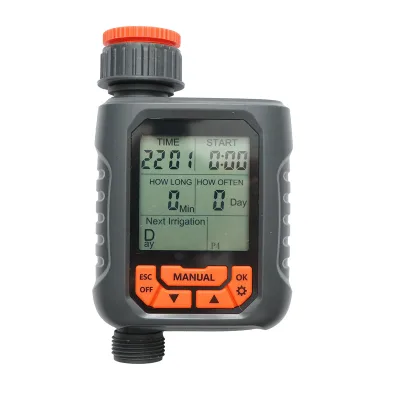 Programmatore di irrigazione digitale automatico con 4 programmi, 1 zona, 8 bar IP67