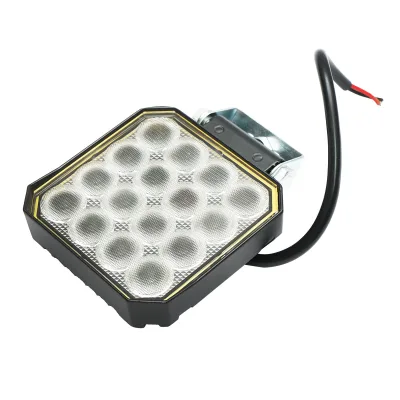 Proiettore con 16 LED, 10-30V, 25W, 101x101x32mm, con accessori di montaggio, Breckner Germany. - immagine 4