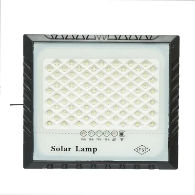 Proiettore led 100W con pannello solare 15W, batteria 15000mAh e telecomando IP67 - immagine 3