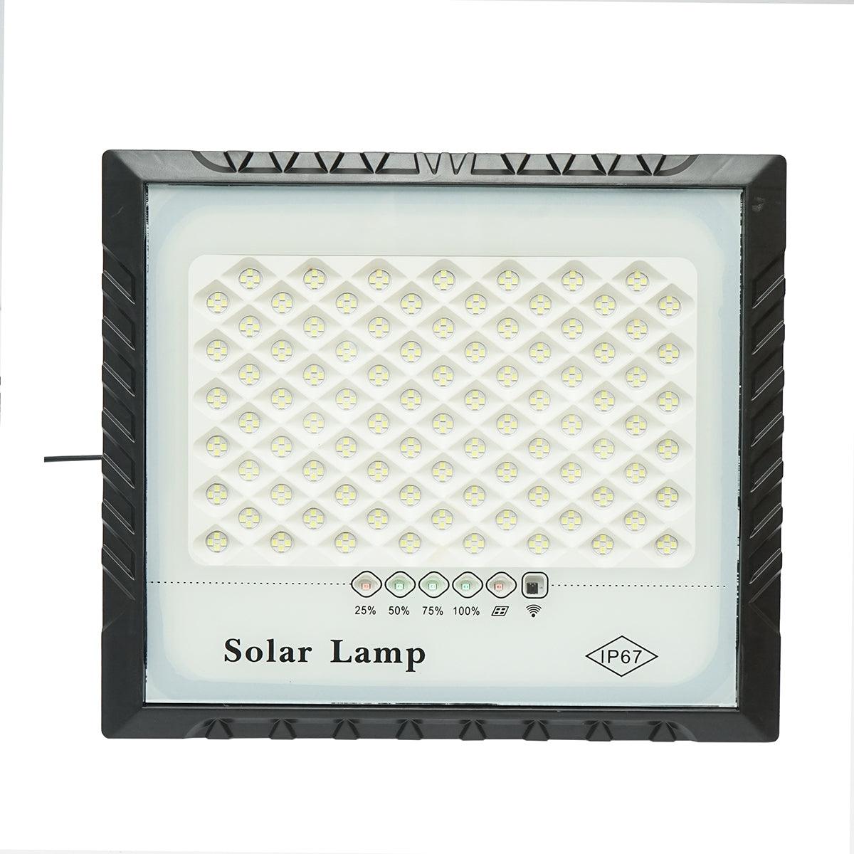 Proiettore led 100W con pannello solare 15W, batteria 15000mAh e telecomando IP67 - immagine 3
