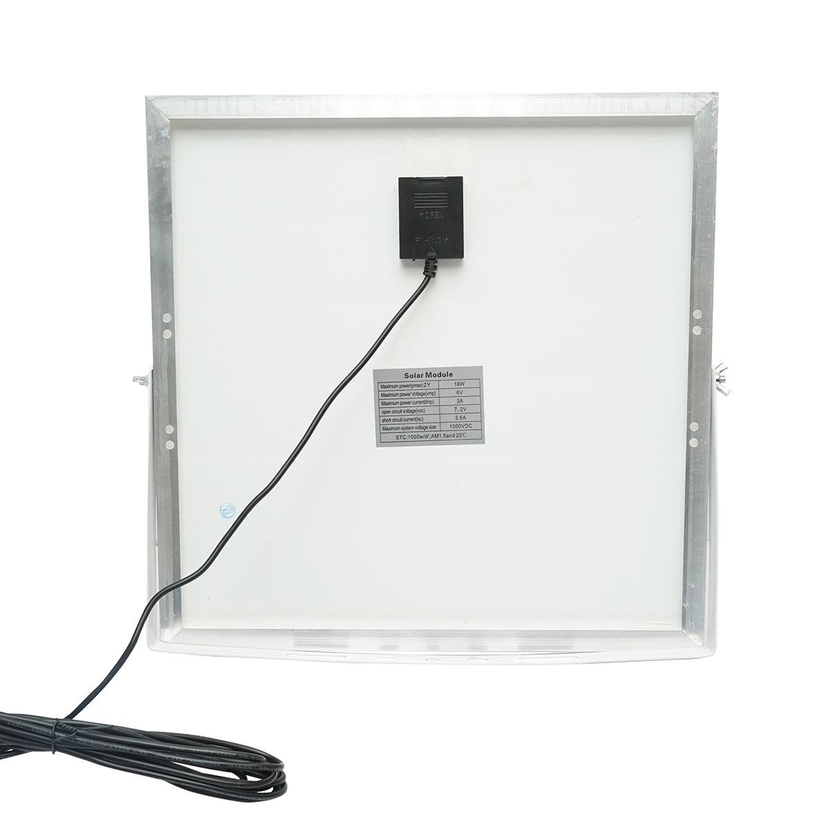 Proiettore led 100W con pannello solare 15W, batteria 15000mAh e telecomando IP67 - immagine 5